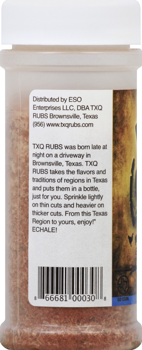 slide 6 of 6, TXQ Rubs Seasoning 7.5 oz, 7.5 oz