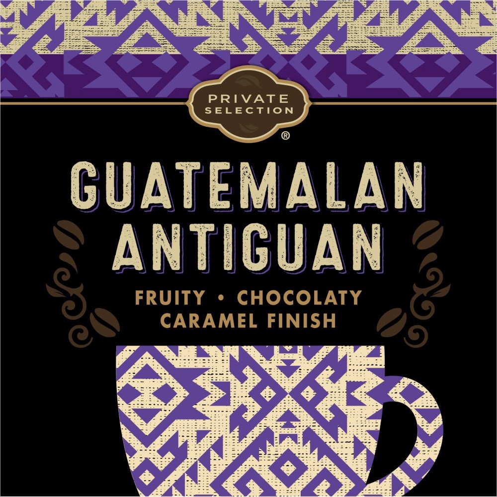 slide 5 of 6, Private Selection Fair Trade Guatemalan Antiguan Medium Roast Whole Bean Coffee - 12 oz, 12 oz