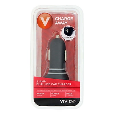 slide 1 of 1, Vivitar Mobile Candy 2.1 Amp Car Charger, 1 ct