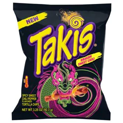 Takis Hot Dragon Sweet Chili Tortilla Chips 3.25 oz