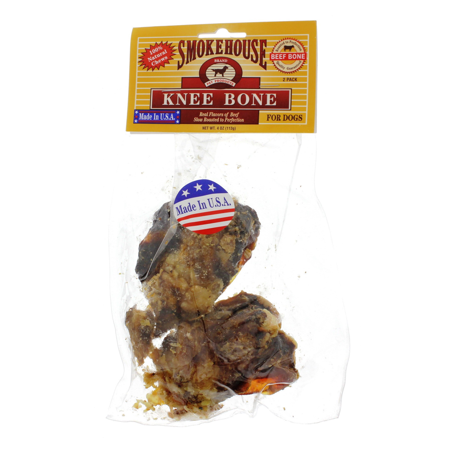 slide 1 of 2, Smokehouse Beef Knee Bones, 2 ct