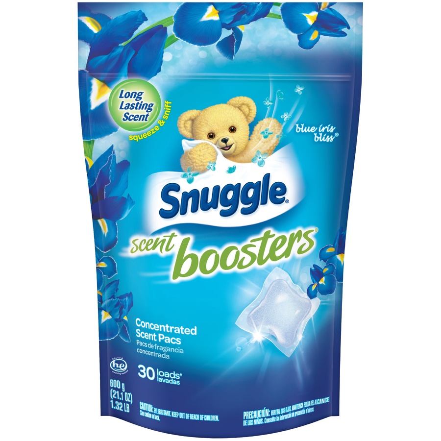 slide 1 of 1, Snuggle Boosters Blue Iris Bliss, 30 ct