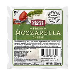 Giant Eagle Mozzarella Cheese Ball - 8 oz