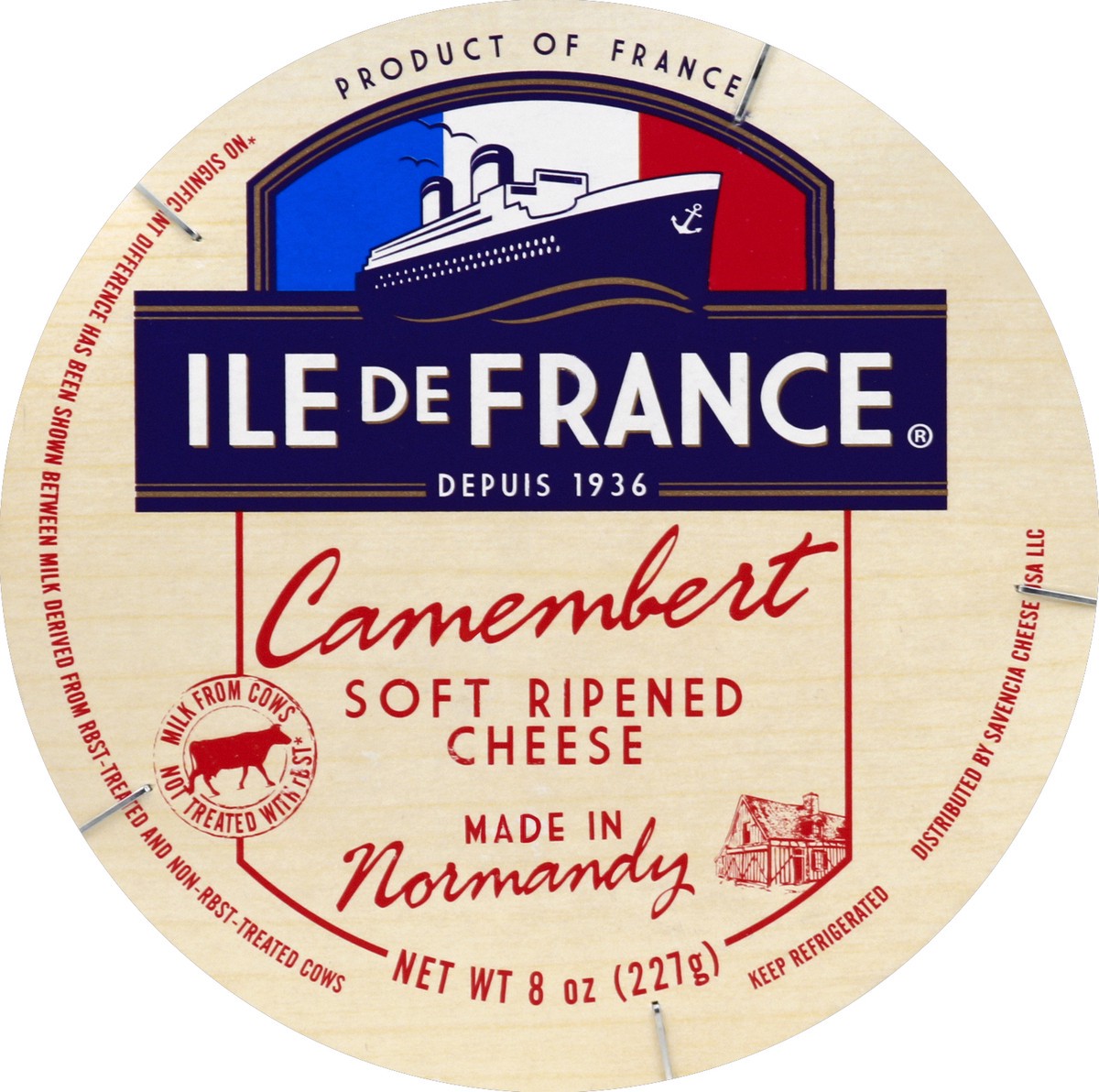 slide 3 of 3, Ile de France Cheese 8 oz, 8 oz
