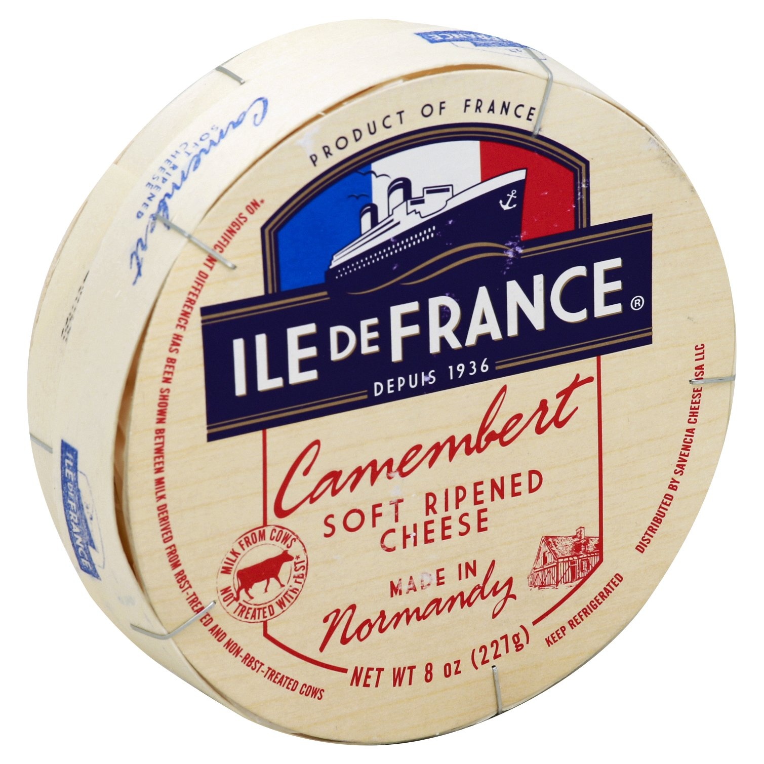 slide 1 of 1, Ile de France Camembert Soft Ripened Cheese, 8 oz