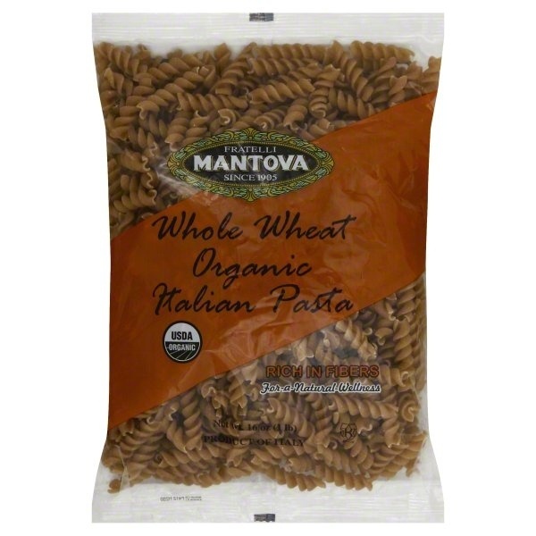 slide 1 of 1, Mantova Whole Wheat Organic Spiral Italian Pasta, 16 oz