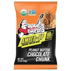 Dave's Killer Bread Amped-Up Peanut Butter Chocolate Chunk Organic Protein Bar, 1.9 oz