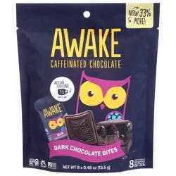 Awake Dark Chocolate Bites 8 - 0.48 oz Each