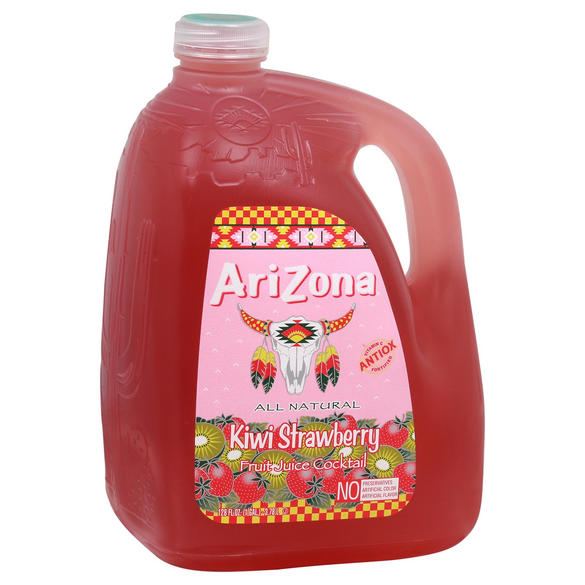 slide 12 of 13, Arizona Gallon Kiwi Strawberry - 128 oz, 128 oz