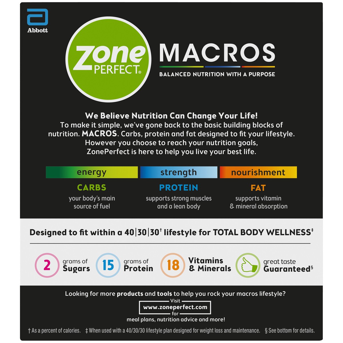 slide 5 of 9, Zone Perfect ZonePerfect Macros Protein Bar Chocolate Chip Muffin Bars 1.76 oz Bars, 8.8 oz