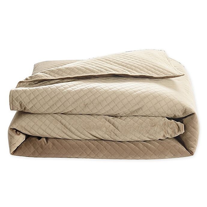 slide 1 of 5, BlanQuil Quilted Weighted Blanket - Taupe, 20 lb