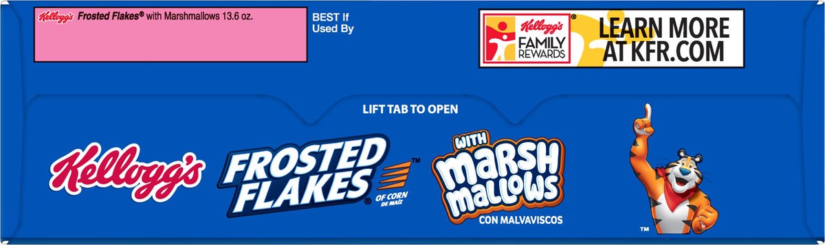 slide 5 of 10, Frosted Flakes Kellogg's Frosted Flakes Breakfast Cereal Original with Marshmallows, 13.6 oz, 13.6 oz