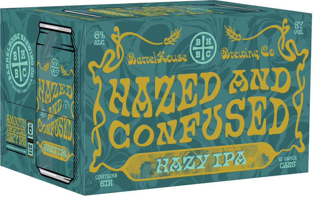 slide 5 of 6, Barrelhouse Hazed And Confused Hazy Ipa Craft Beer, 6 ct; 12 fl oz