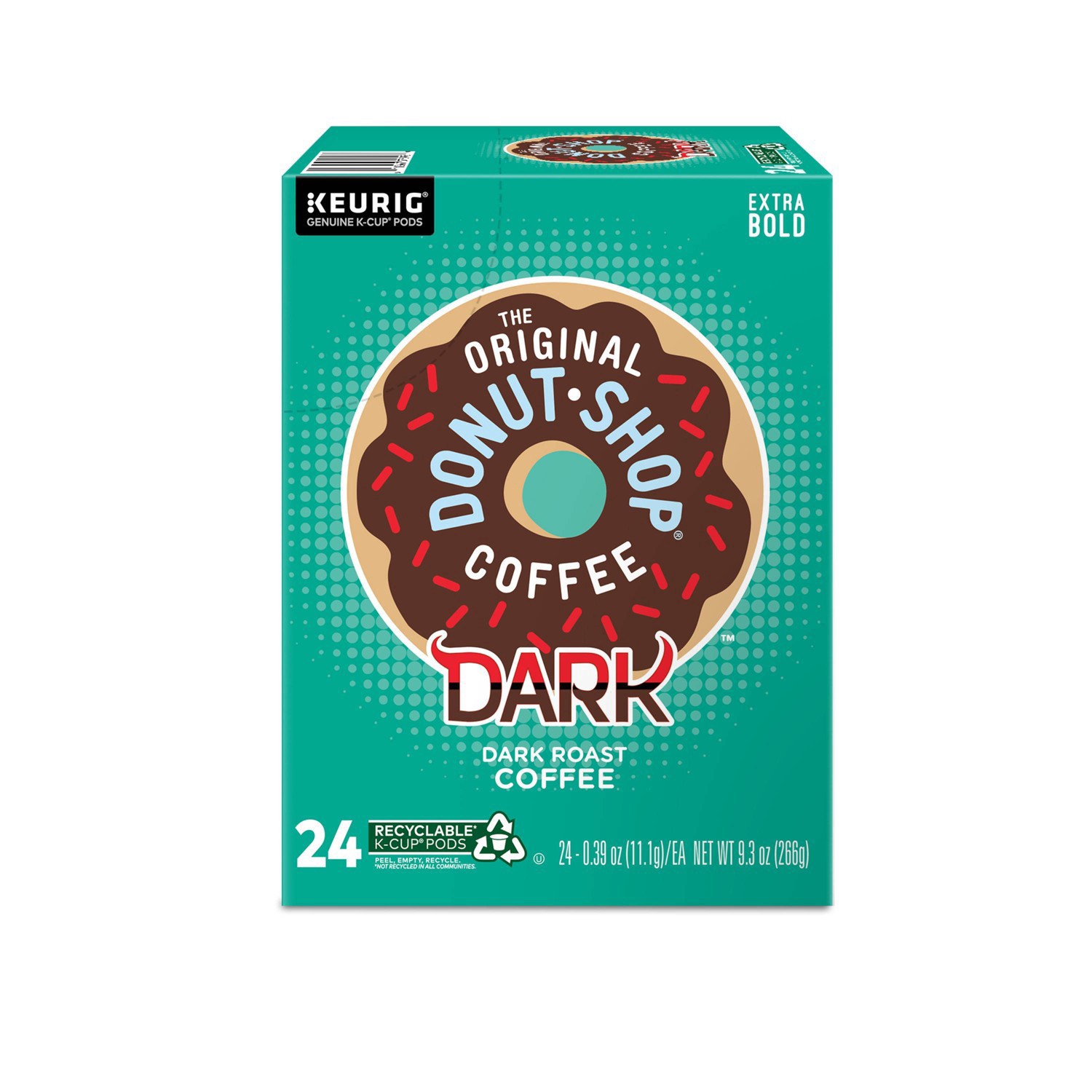 slide 6 of 7, The Original Donut Shop Dark Coffee, Keurig Single-Serve K-Cup Pods, Dark Roast, 24 Count, 24 ct