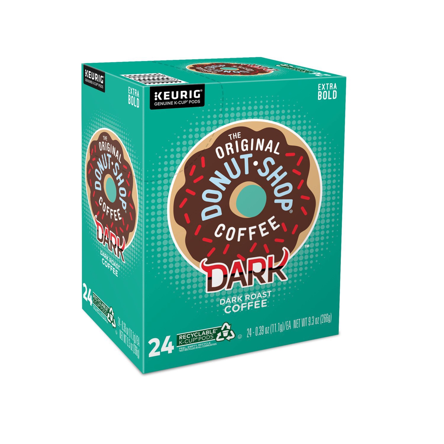 slide 4 of 7, The Original Donut Shop Dark Coffee, Keurig Single-Serve K-Cup Pods, Dark Roast, 24 Count, 24 ct