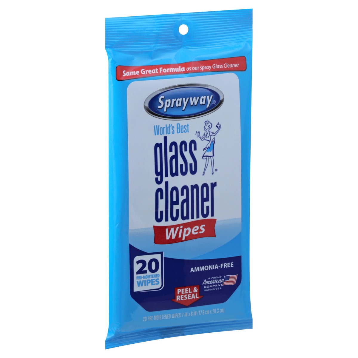 slide 8 of 9, Sprayway Glass Cleaner Wipes 20 ea, 1 ct