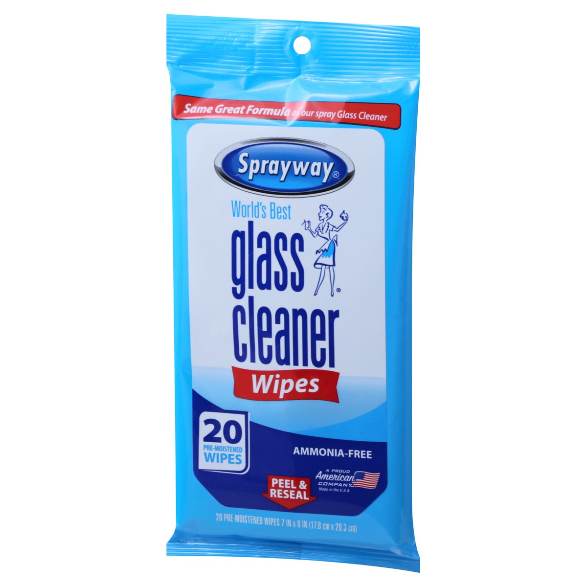 slide 2 of 9, Sprayway Glass Cleaner Wipes 20 ea, 1 ct