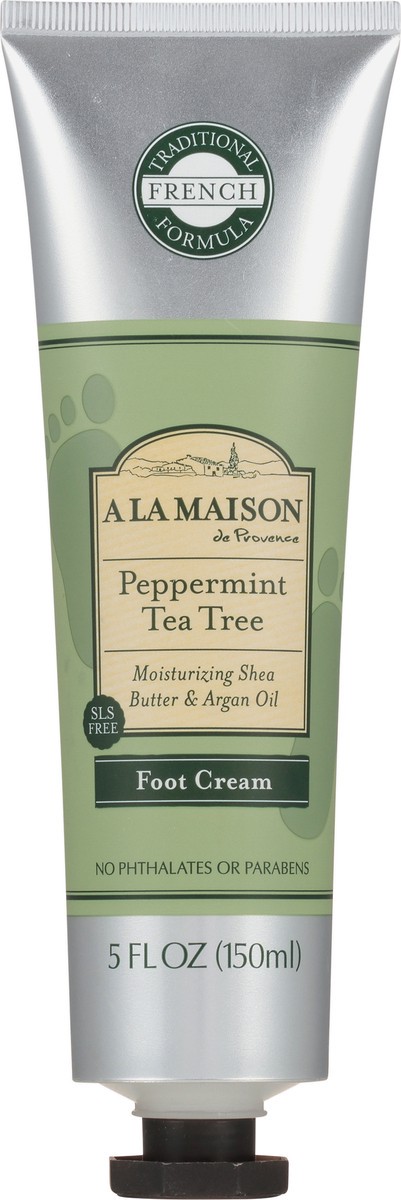 slide 9 of 12, A La Maison Peppermint Tea Foot Cream, 1 ct