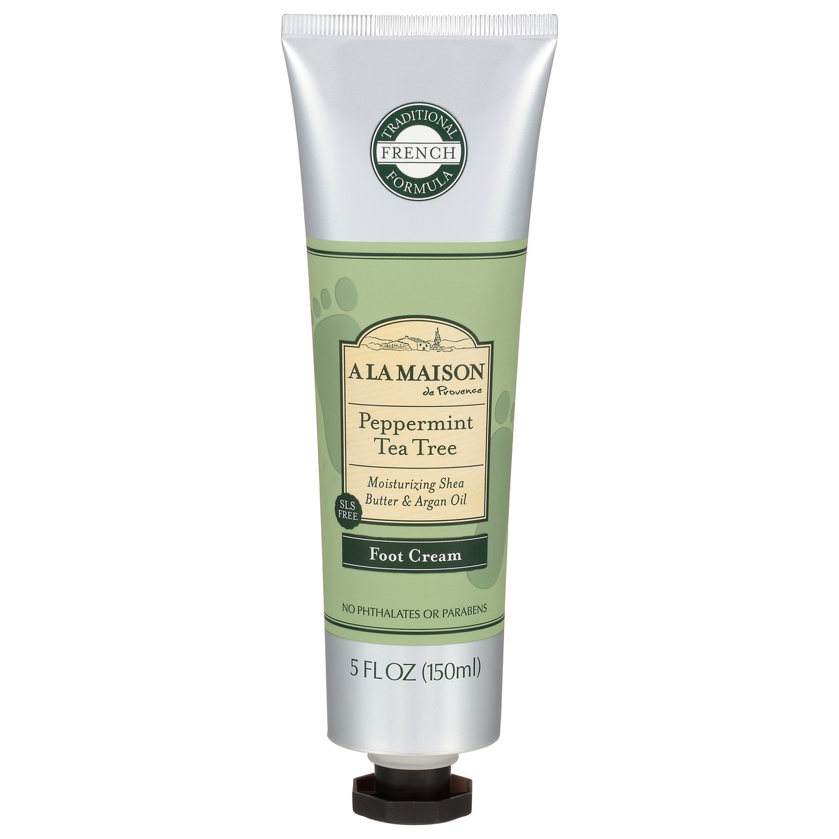 slide 1 of 12, A La Maison Peppermint Tea Foot Cream, 1 ct