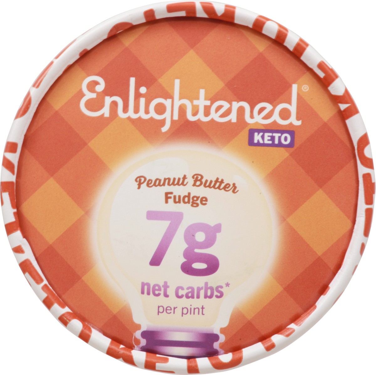 slide 12 of 14, Enlightened Keto Peanut Butter Fudge Ice Cream 1 pt, 1 pint