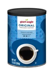 Giant Eagle Original Ground Coffee, Medium Roast - 11.5 oz