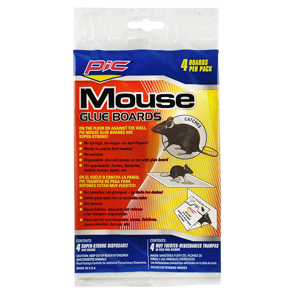 slide 1 of 1, Bugables Mouse Glue Trap, 4 ct