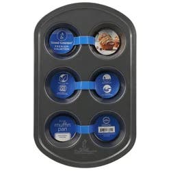 Grand Gourmet Muffin Pan, Dark Grey