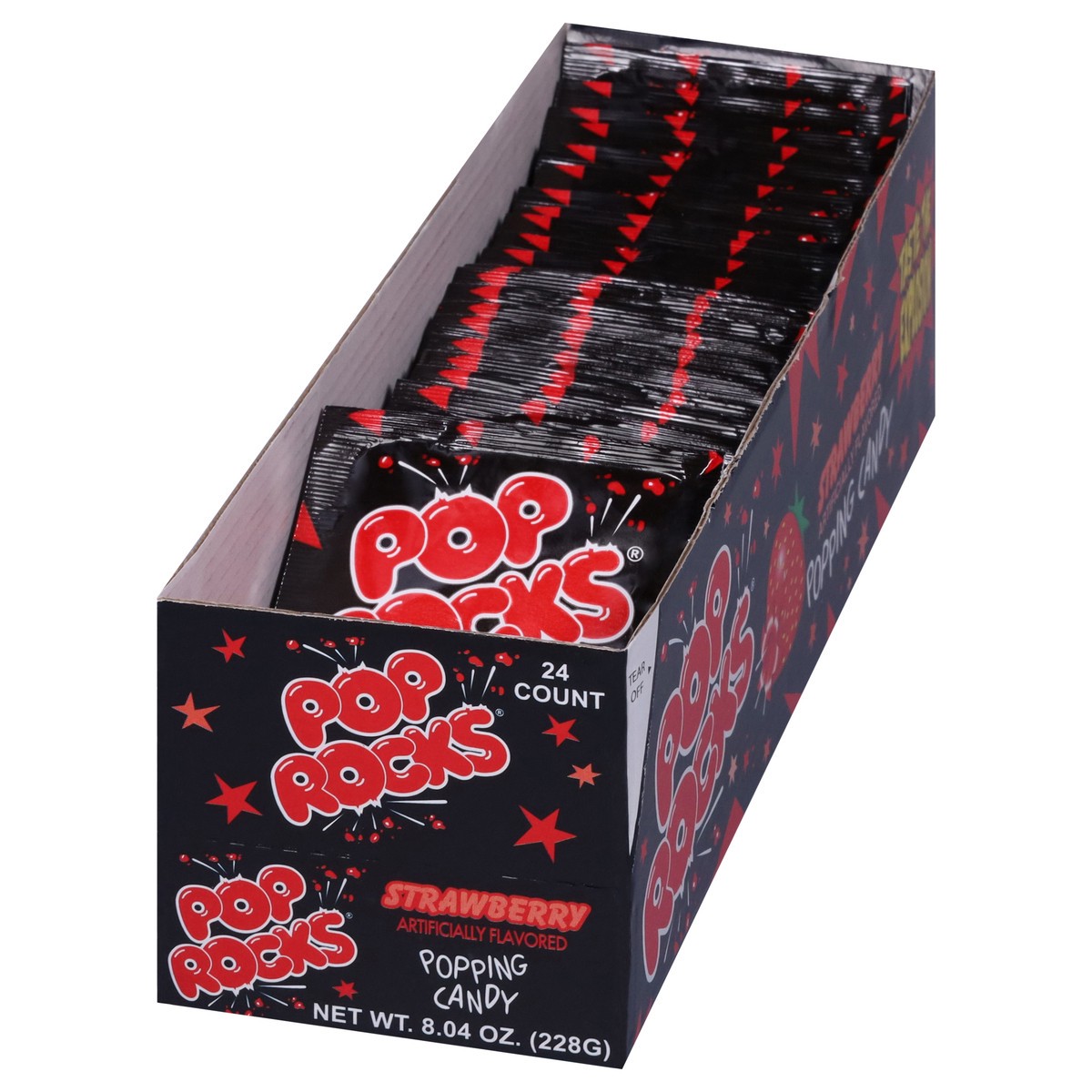 slide 5 of 13, Pop Rocks Strawberry Popping Candy 24 ea, 24 ct