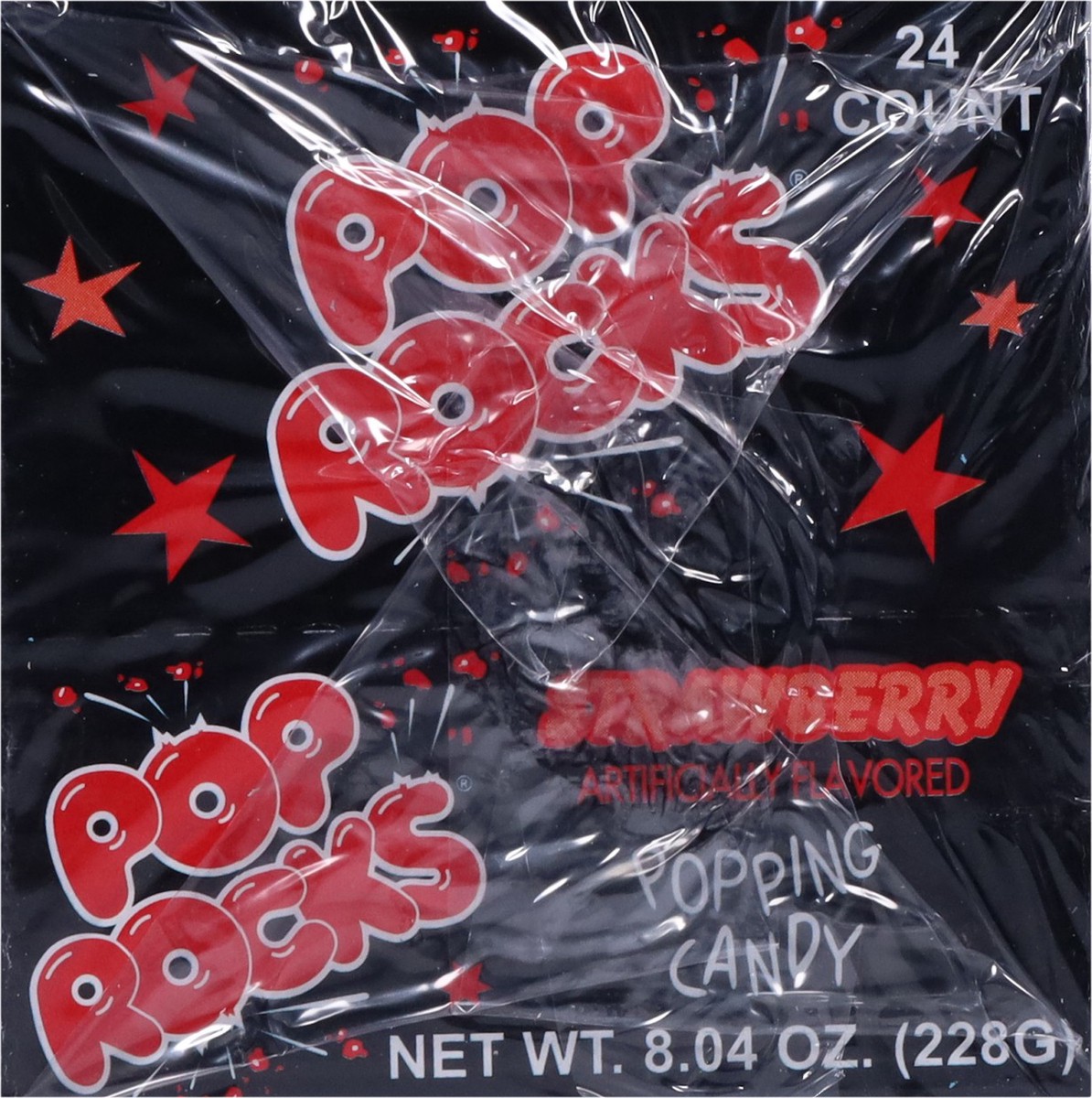 slide 10 of 13, Pop Rocks Strawberry Popping Candy 24 ea, 24 ct