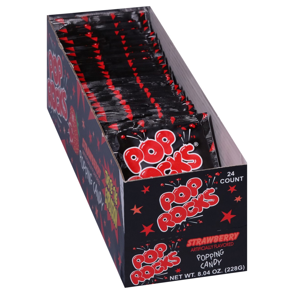 slide 12 of 13, Pop Rocks Strawberry Popping Candy 24 ea, 24 ct