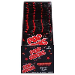 Pop Rocks Strawberry Popping Candy 24 ea