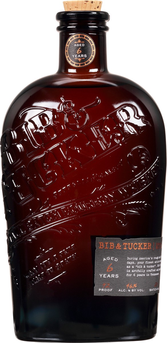 slide 1 of 6, Bib & Tucker Aged 6 Years Small Batch Bourbon Whiskey 750 ml, 750 ml