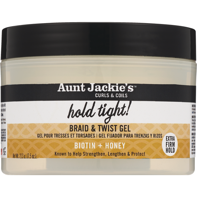 slide 1 of 1, Aunt Jackie's Hold Tight! Biotin + Honey Braid & Twist Gel 7.5 oz, 7.5 oz