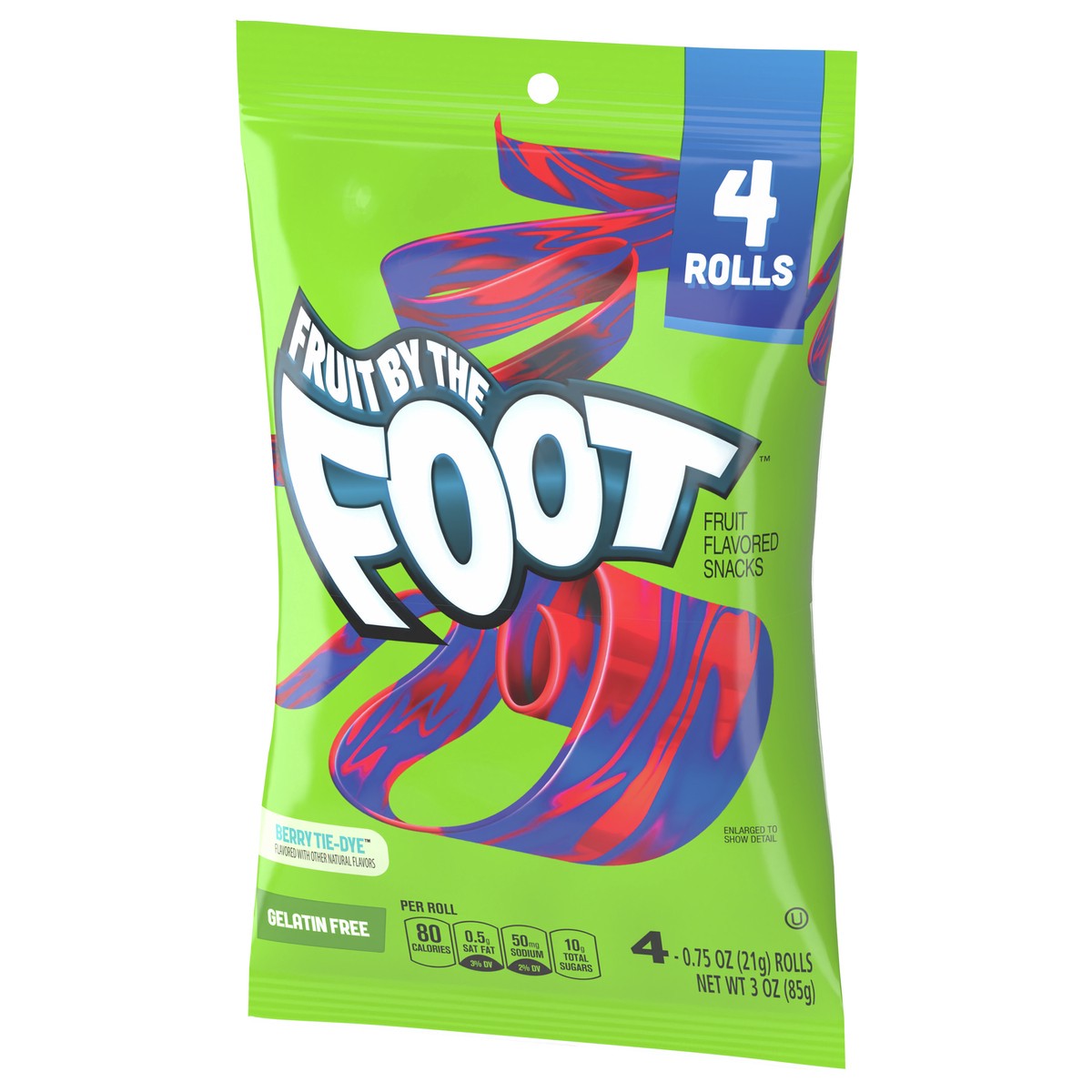 slide 9 of 9, Fruit by the Foot Fruit Flavored Snacks, Berry Tie-Dye, 4 ct, 4 ct