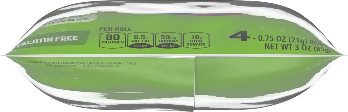 slide 3 of 9, Fruit by the Foot Fruit Flavored Snacks, Berry Tie-Dye, 4 ct, 4 ct