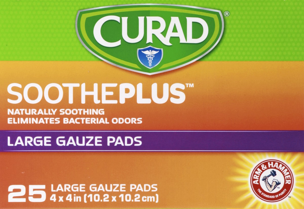 slide 3 of 5, Curad Gauze Pads 25 ea, 25 ct