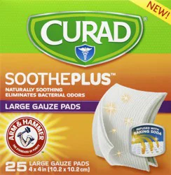 Curad Gauze Pads 25 ea