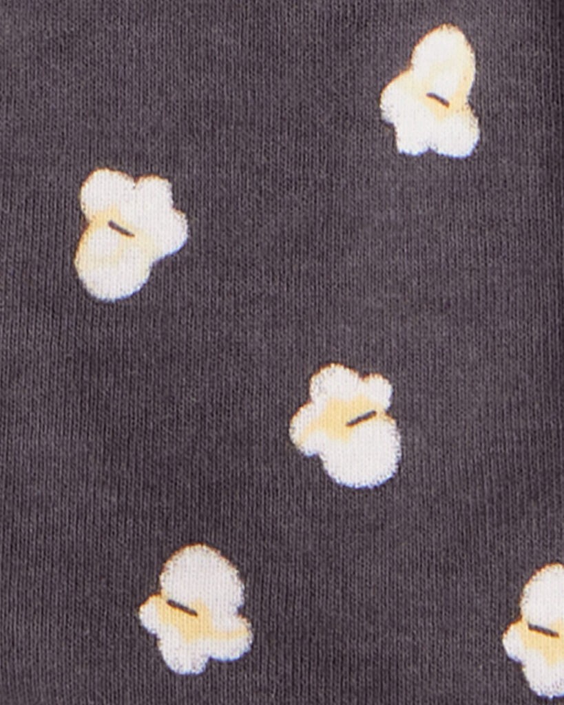 slide 3 of 4, Carter's Carters Toddler Girl Movie Print 100% Cotton Long-Sleeve 4-Piece Pajamas - Pink/Black Pink/Black 4T, 4 pc