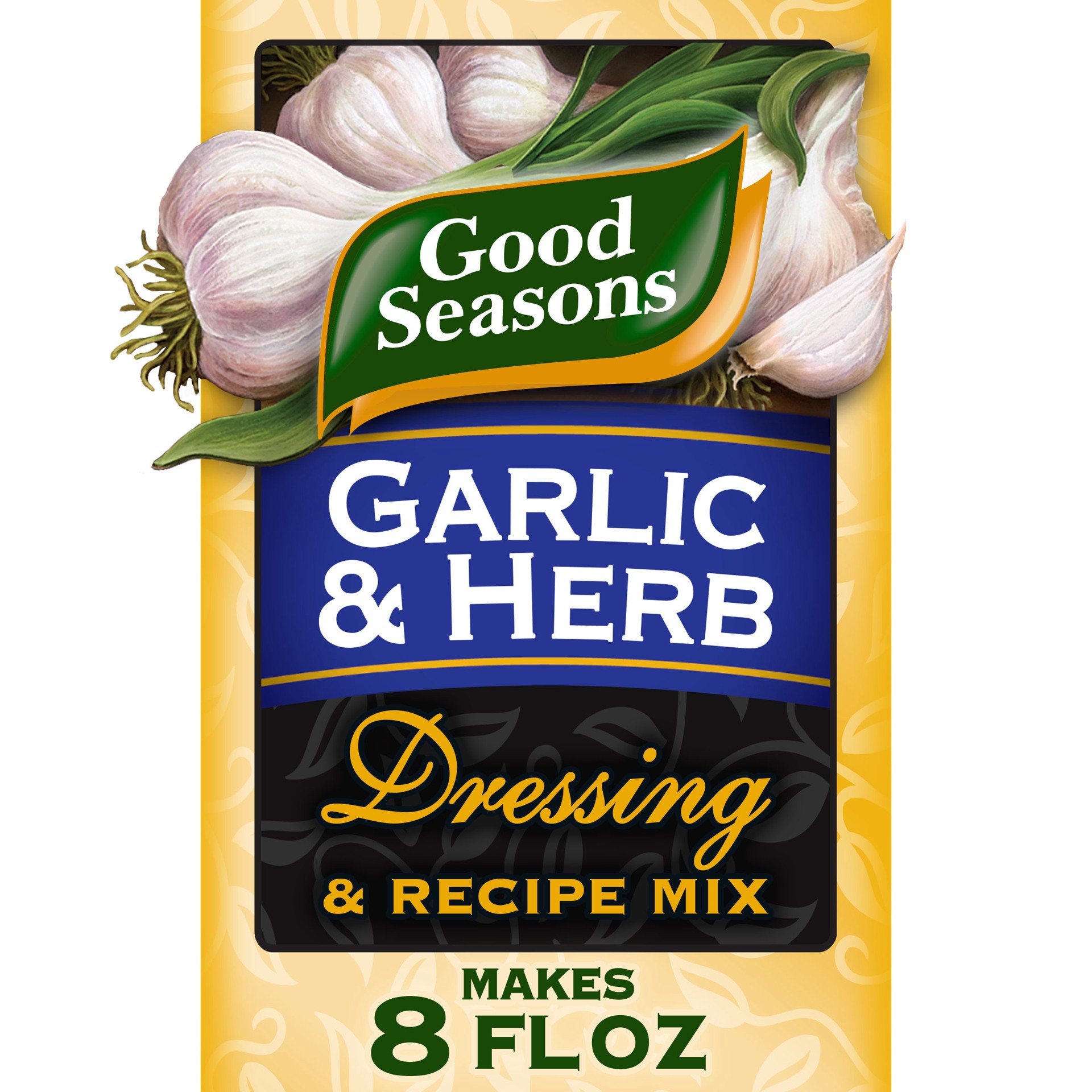 slide 1 of 9, Good Seasons Garlic & Herb Dressing & Recipe Seasoning Mix, 0.75 oz Packet, 0.75 oz