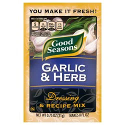 Good Seasons Garlic & Herb Dressing & Recipe Seasoning Mix, 0.75 oz Packet