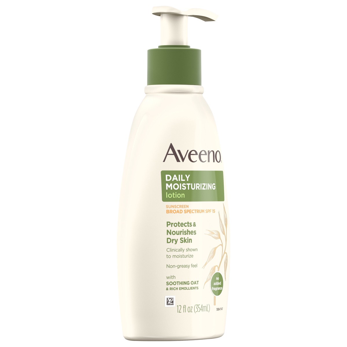 slide 7 of 7, Aveeno Daily Moisturizing Body Lotion with SPF 15 & Oat, 12 fl. oz, 12 oz