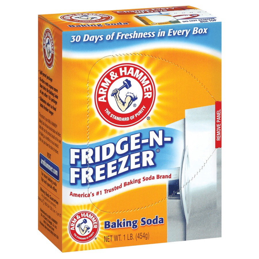 slide 2 of 3, ARM & HAMMER Fridge-N-Freezer Baking Soda, 1 lb
