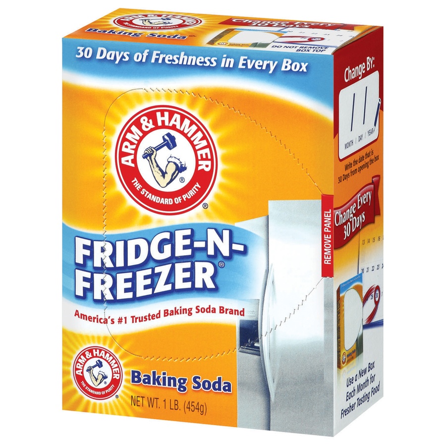 slide 3 of 3, ARM & HAMMER Fridge-N-Freezer Baking Soda, 1 lb