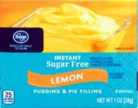 slide 1 of 1, Kroger Instant Sugar Free Pudding & Pie Filling - Lemon, 1 oz