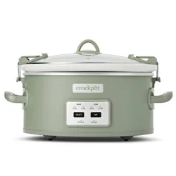 Crock-Pot 6qt Cook and Carry Programmable Slow Cooker - Sage