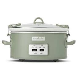 Crock-Pot 6qt Cook and Carry Programmable Slow Cooker - Sage