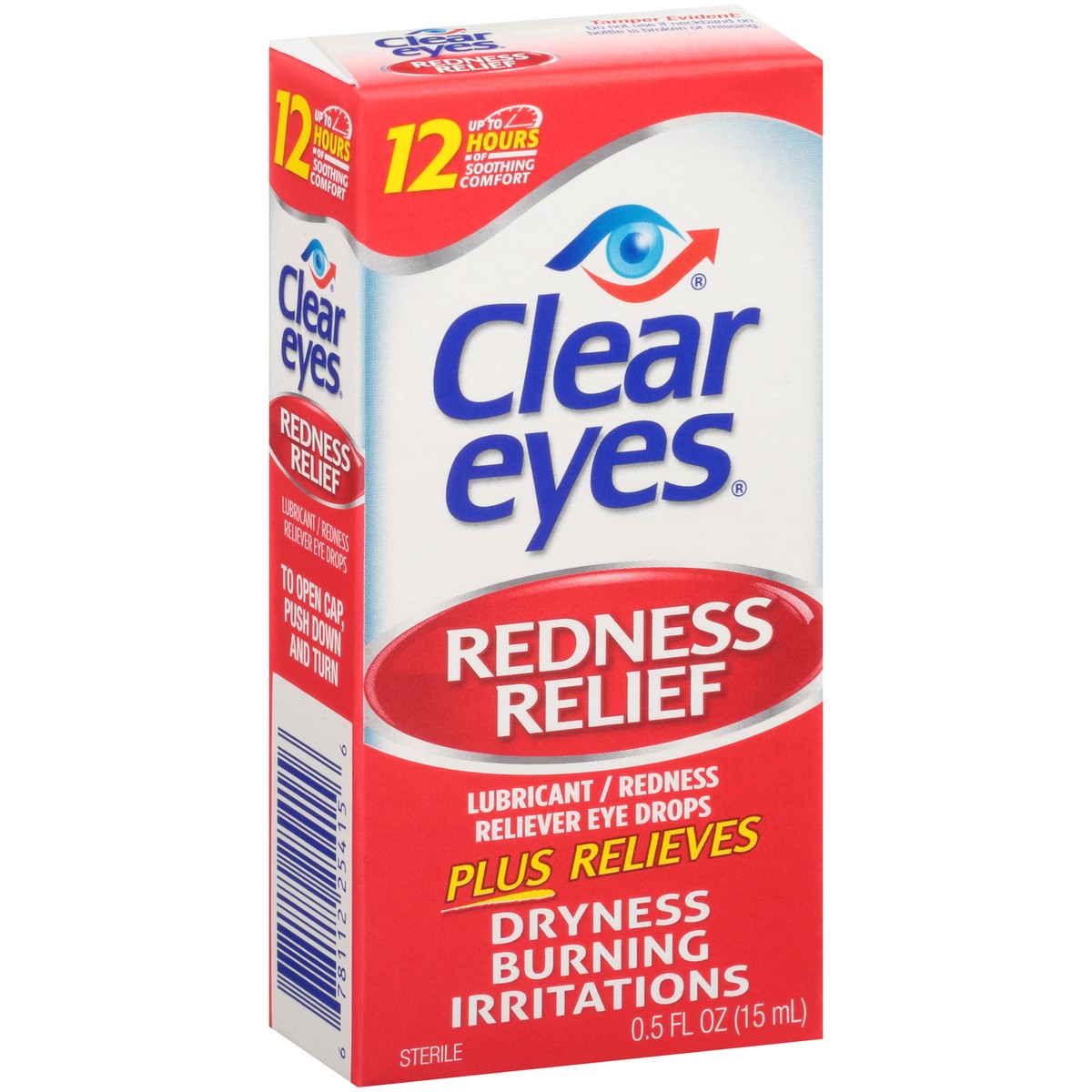 slide 2 of 10, Clear Eyes Redness Relief Eye Drops, 0.50 fl oz