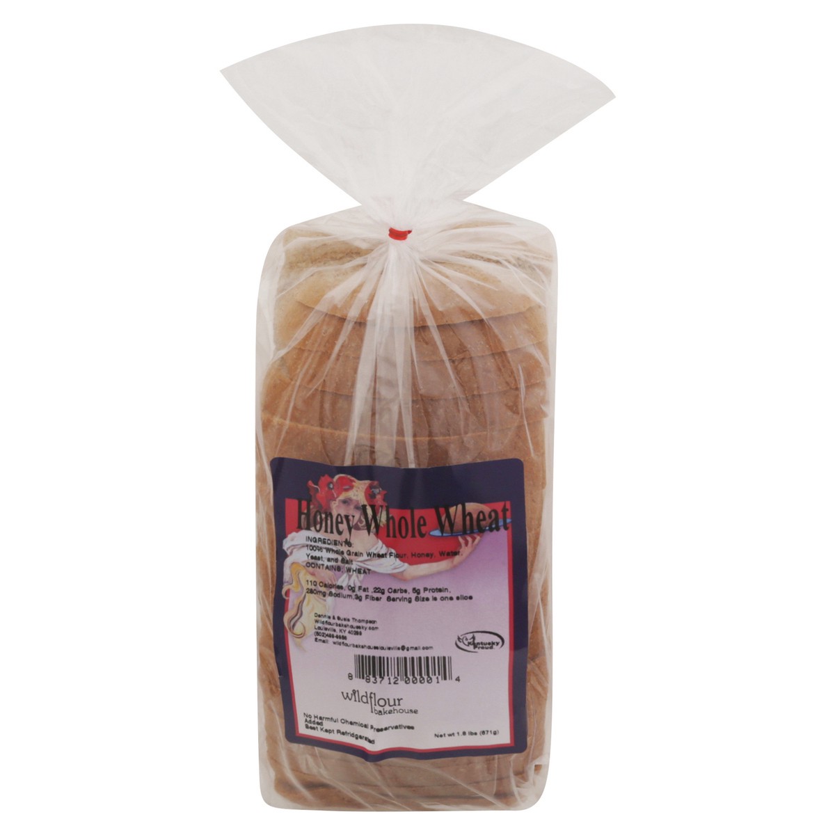 slide 1 of 14, Wildflour Bakehouse Honey Whole Wheat Bread 1.8 lb, 1.8 lb