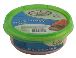 Golden Taste Baked Salmon Salad