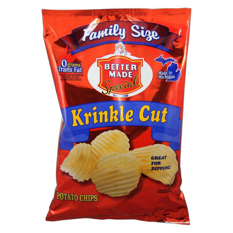 slide 1 of 4, Better Made Potato Chips Krinkle Cut, 10 oz